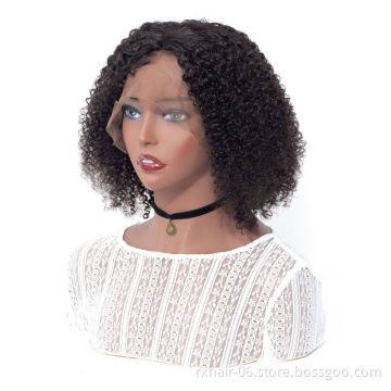 Cheap Wholesale Virgin Brazilian Unprocessed Kinky Curly Full Lace Human Hair Wigs
